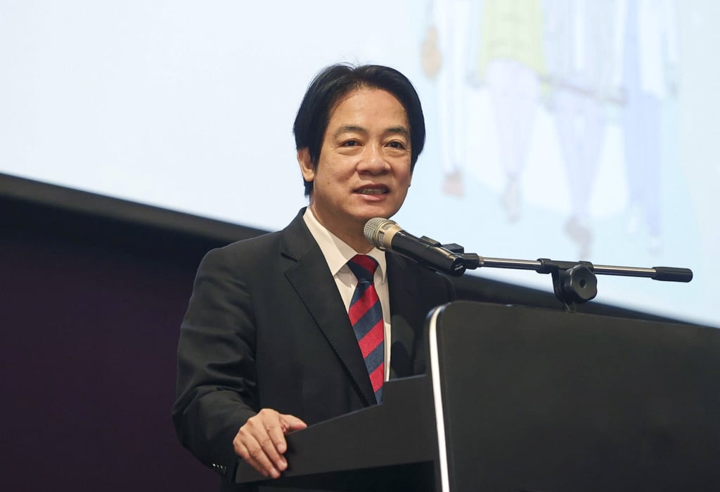 Next week’s overseas trip will be William Lai’s first as Taiwan’s vice-president. Photo: Facebook Next week’s overseas trip will be William Lai’s first as Taiwan’s vice-president. Photo: Facebook