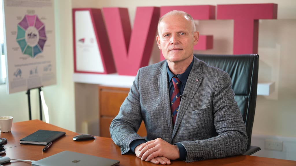 Professor Nikolaus Osterrieder, dean of the college of veterinary medicine and life sciences at City University. Photo: Handout Professor Nikolaus Osterrieder, dean of the college of veterinary medicine and life sciences at City University. Photo: Handout