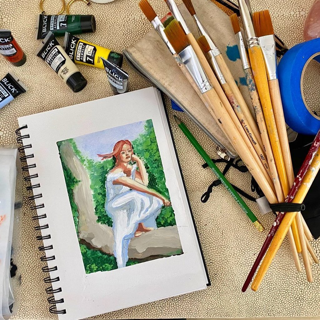 An artwork by Ava Phillippe. Photo: @avaphillippe/Instagram