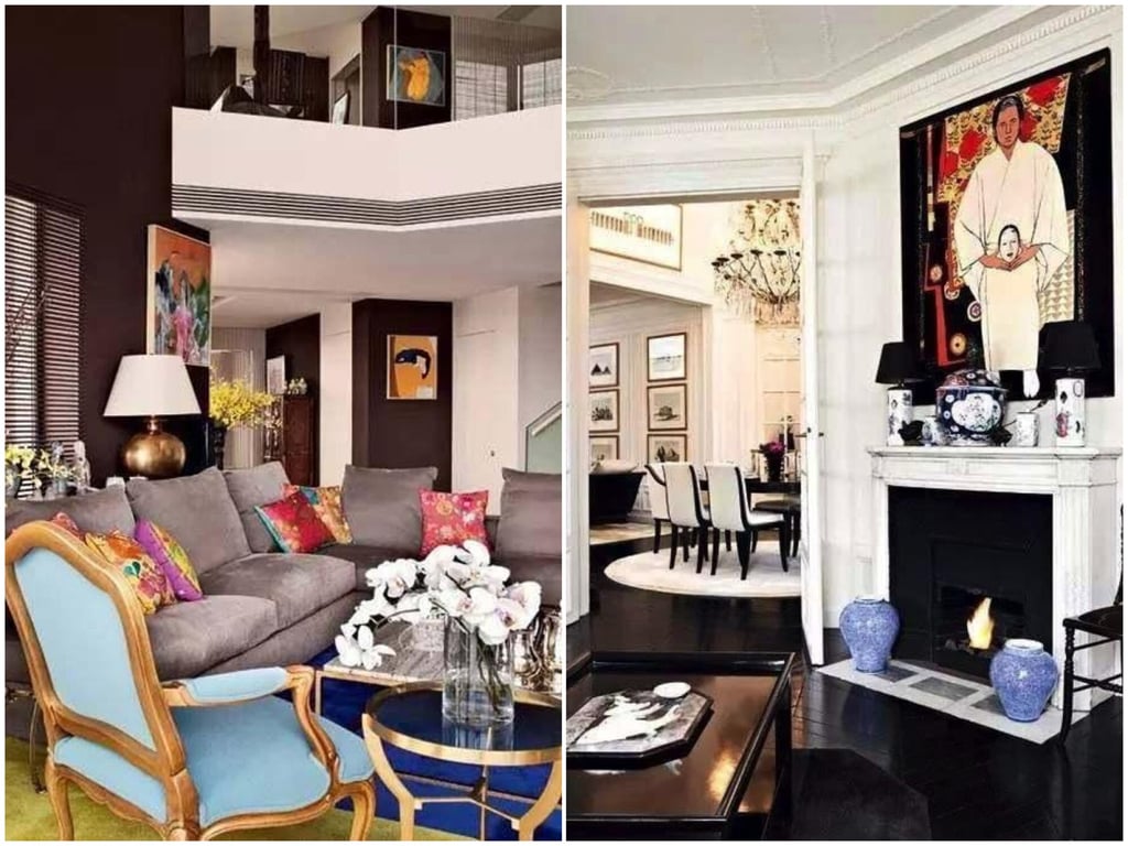 Artworks and colourful artefacts are peppered throughout Carina Lau’s home, some of which were selected by her close friend William Chang Suk-ping. Photo: Handout