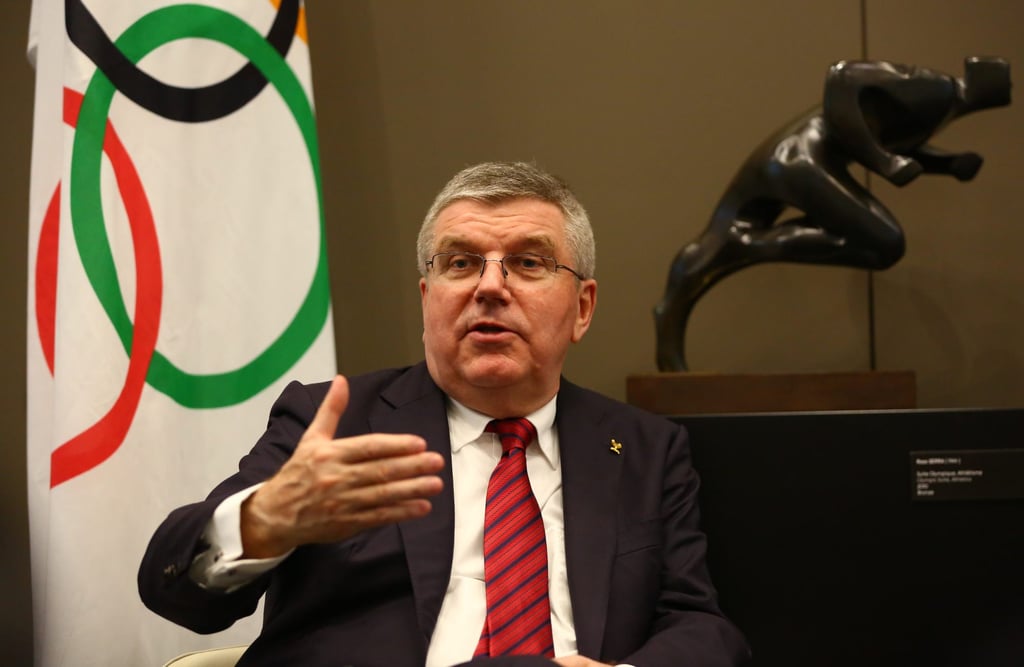 IOC President Thomas Bach has been singled out in the statement by eight congressional representatives. Photo: Xinhua