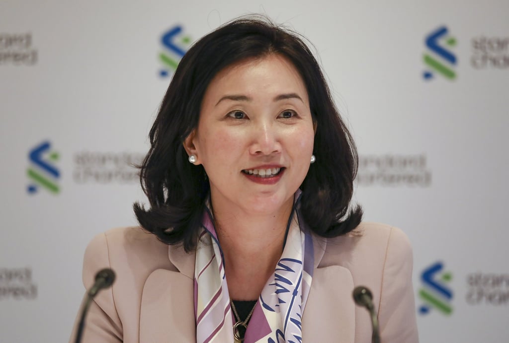 Mary Huen is the chairwoman of Hong Kong Association of Banks and also the CEO of Standard Chartered in Hong Kong. Photo: Jonathan Wong