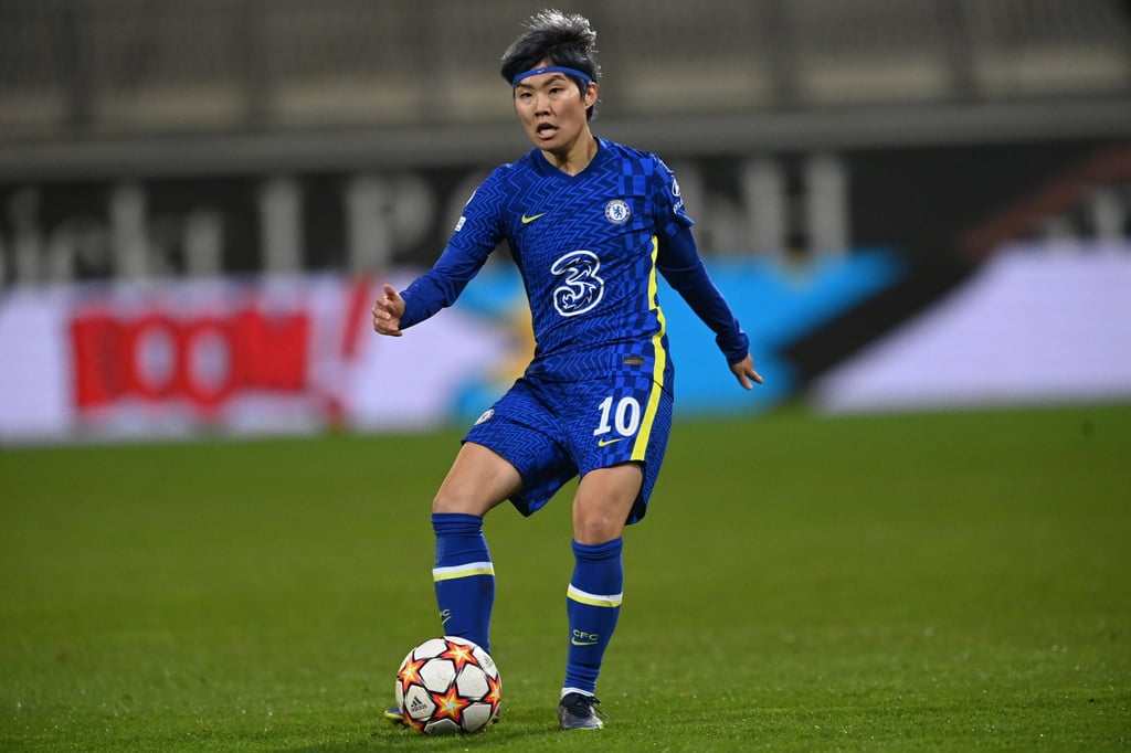 Chelsea women’s player Ji So-yun of South Korea in a Uefa Women’s Champions League group game against VfL Wolfsburg in Germany. Photo: Getty Images