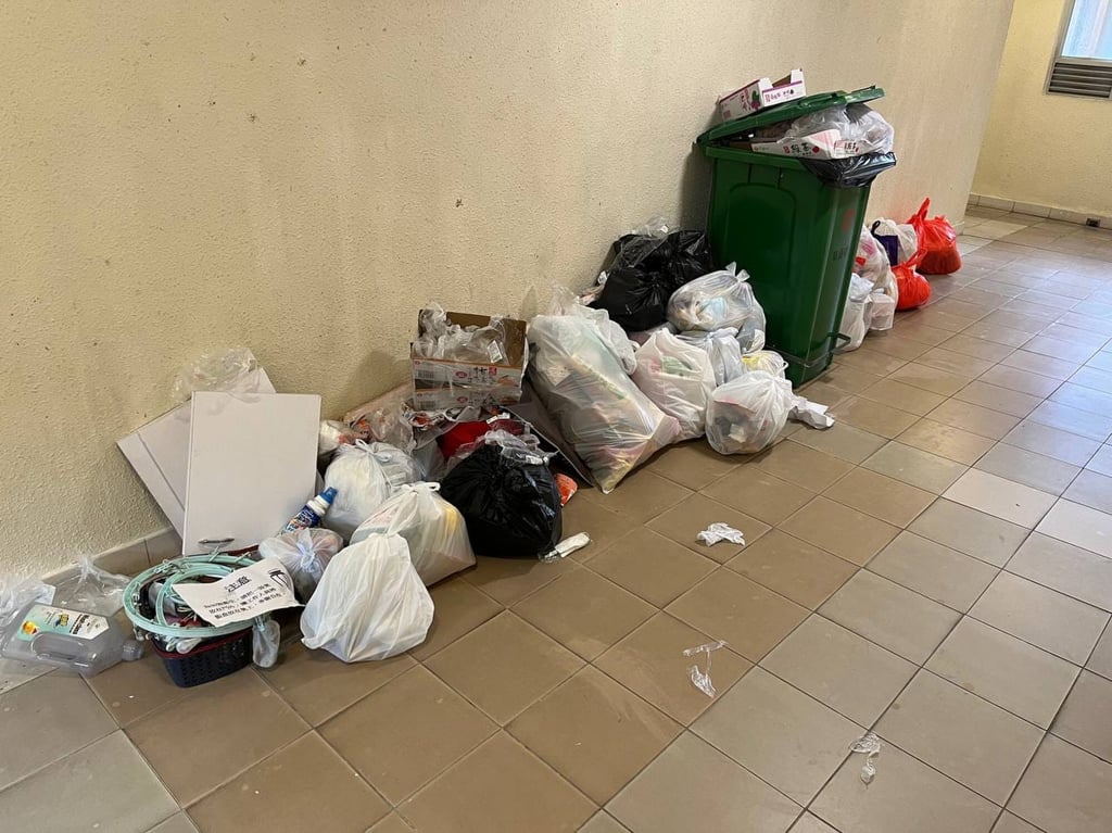 Residents say garbage has been piling up since day one of the lockdown. Photo: Facebook