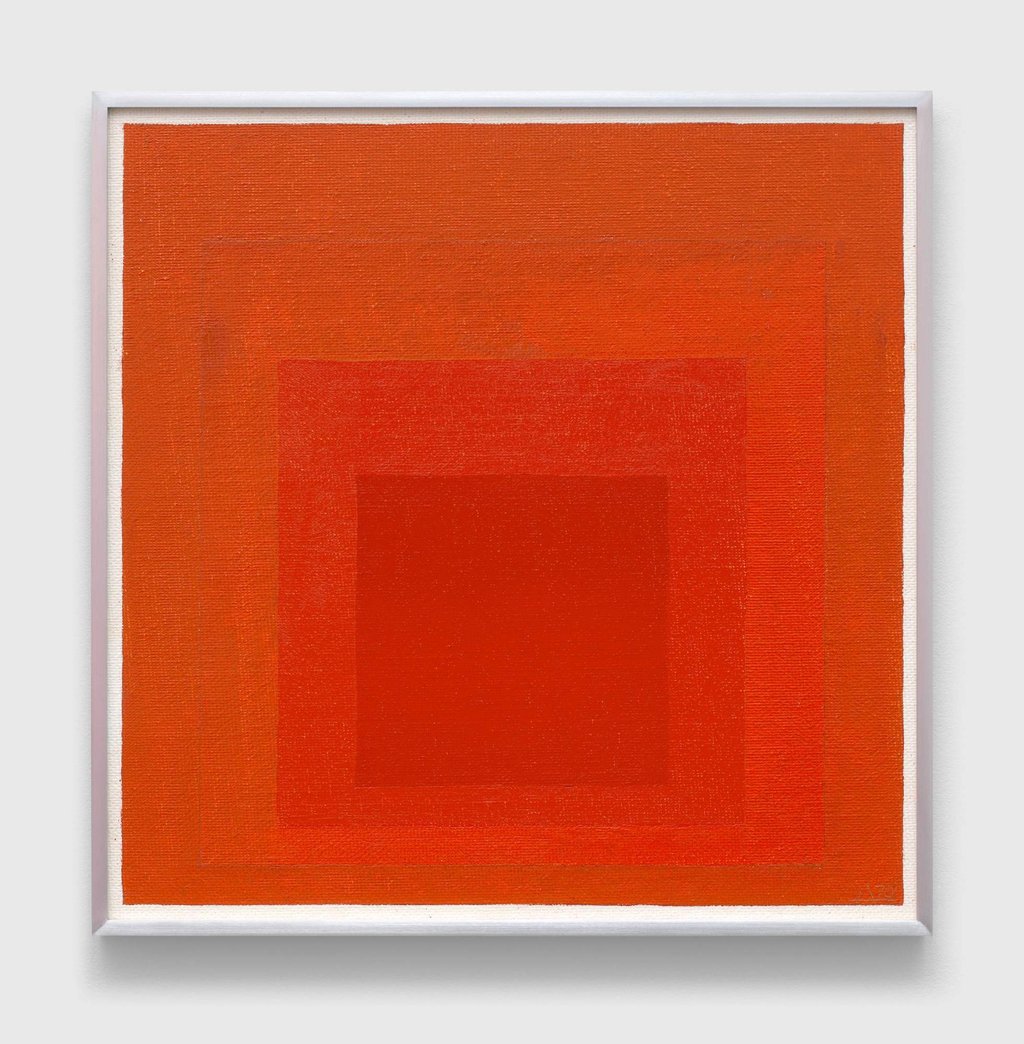 Homage to the Square (1970) by Josef Albers. Photo: courtesy The Josef and Anni Albers Foundation and David Zwirner