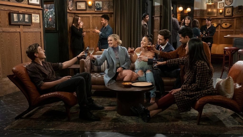 The cast of How I Met Your Father. Photo: @himyfonhulu/Instagram