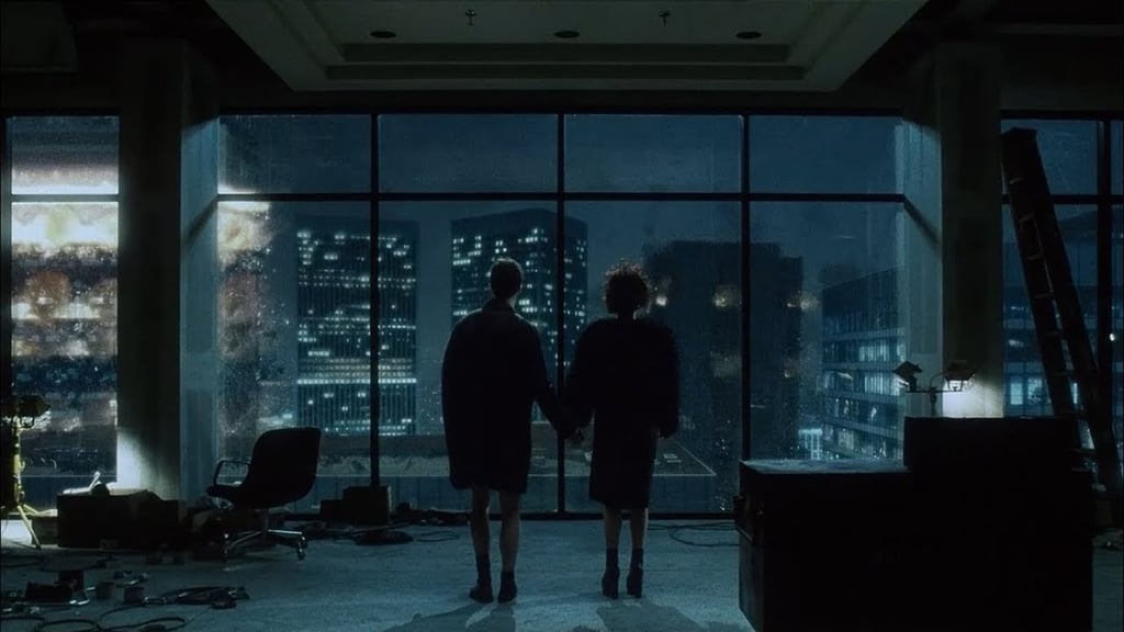The final scene in Fight Club. Photo: Twentieth Century Fox The final scene in Fight Club. Photo: Twentieth Century Fox
