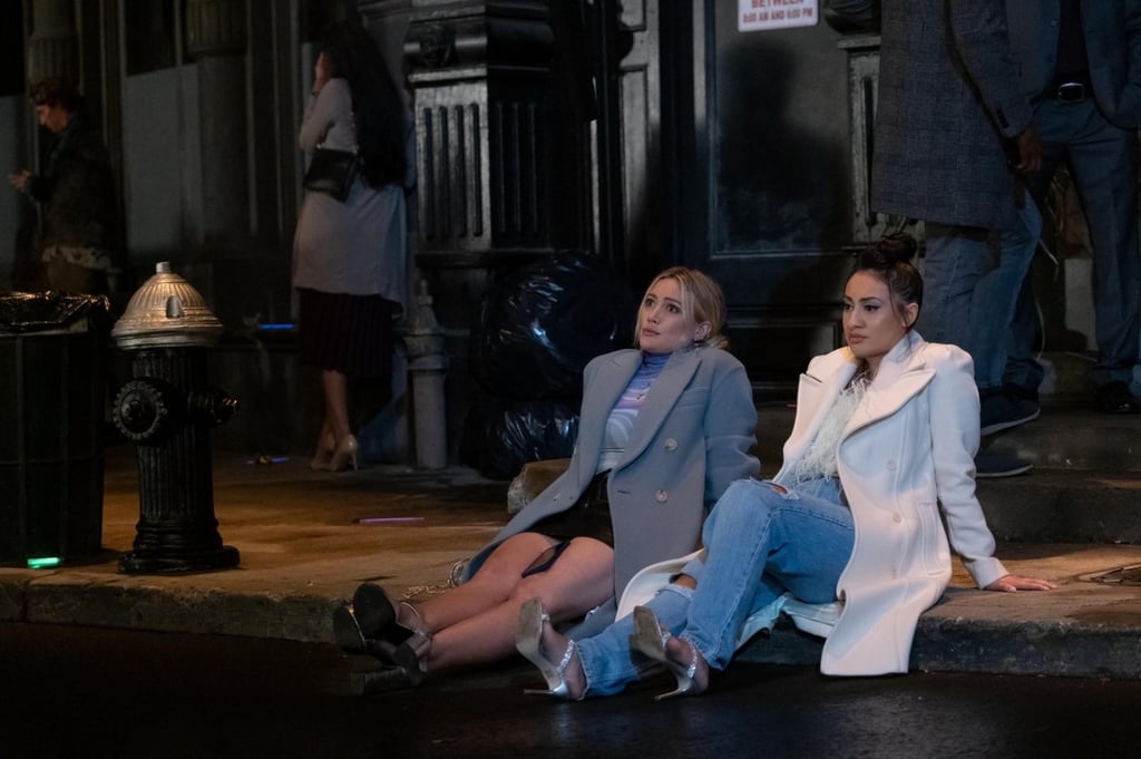 Francia Raisa with Hilary Duff in How I Met Your Father. Photo: @FreeformTV/Twitter