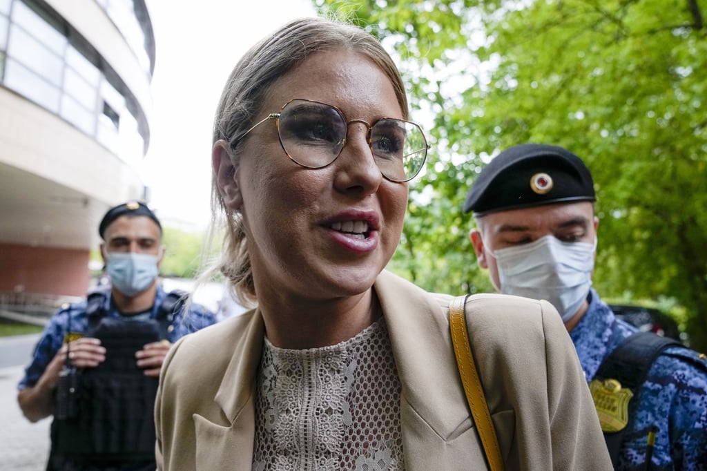 Russian opposition activist Lyubov Sobol arrives at court in Moscow in August. Photo: AP Russian opposition activist Lyubov Sobol arrives at court in Moscow in August. Photo: AP