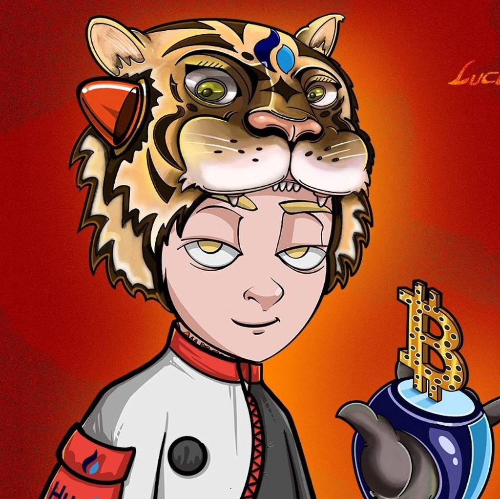 One of the tiger-themed NFT avatars created by Huobi Global. Photo: Huobi One of the tiger-themed NFT avatars created by Huobi Global. Photo: Huobi