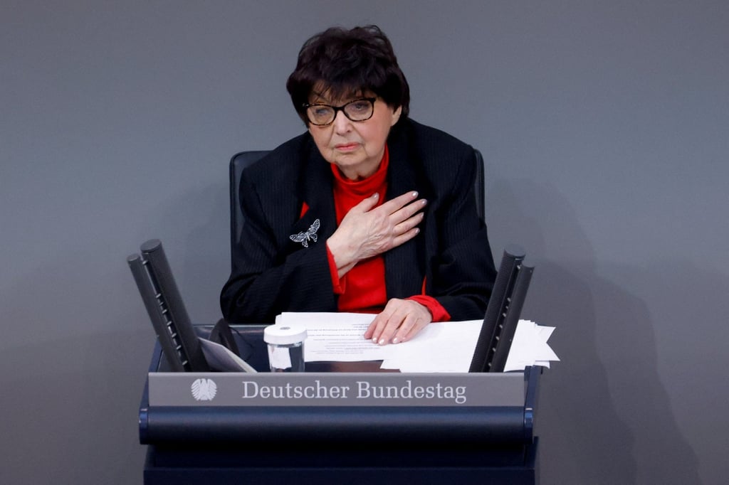 Holocaust survivor Inge Auerbacher, 87, remembers well ‘the terrible time of horror and hatred’. Photo: Reuters