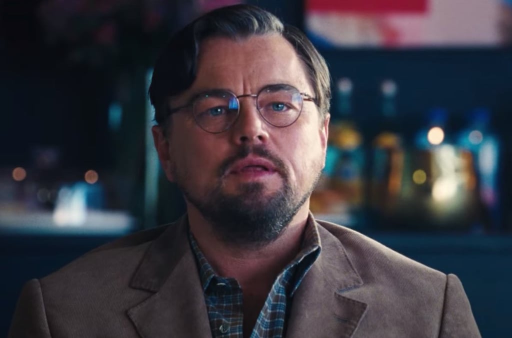 Leonardo DiCaprio in Don’t Look Up. Photo: Netflix