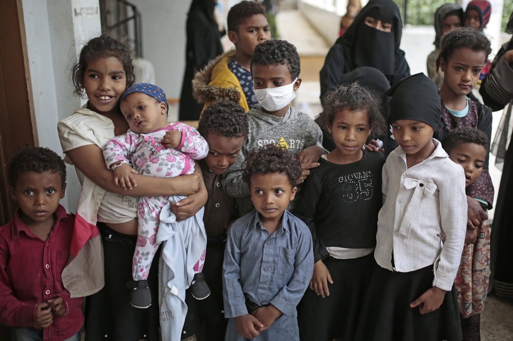 Yemeni children gather on July 8, 2020, at a school in Sanaa, where a charity campaign by volunteer doctors helps provide health check-ups for poor families amid the spread of Covid-19. Systemic challenges are amplifying needs, be they in public health, environmental protection or tackling inequalities. Photo: dpa Yemeni children gather on July 8, 2020, at a school in Sanaa, where a charity campaign by volunteer doctors helps provide health check-ups for poor families amid the spread of Covid-19. Systemic challenges are amplifying needs, be they in public health, environmental protection or tackling inequalities. Photo: dpa