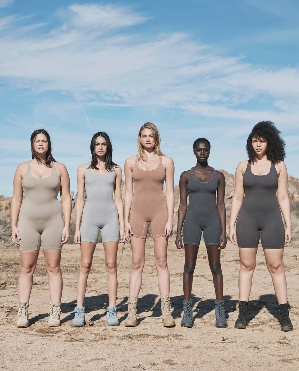 Skims has been praised for offering a wider range of sizes than other shapewear brands. Photo: @skims/Instagram