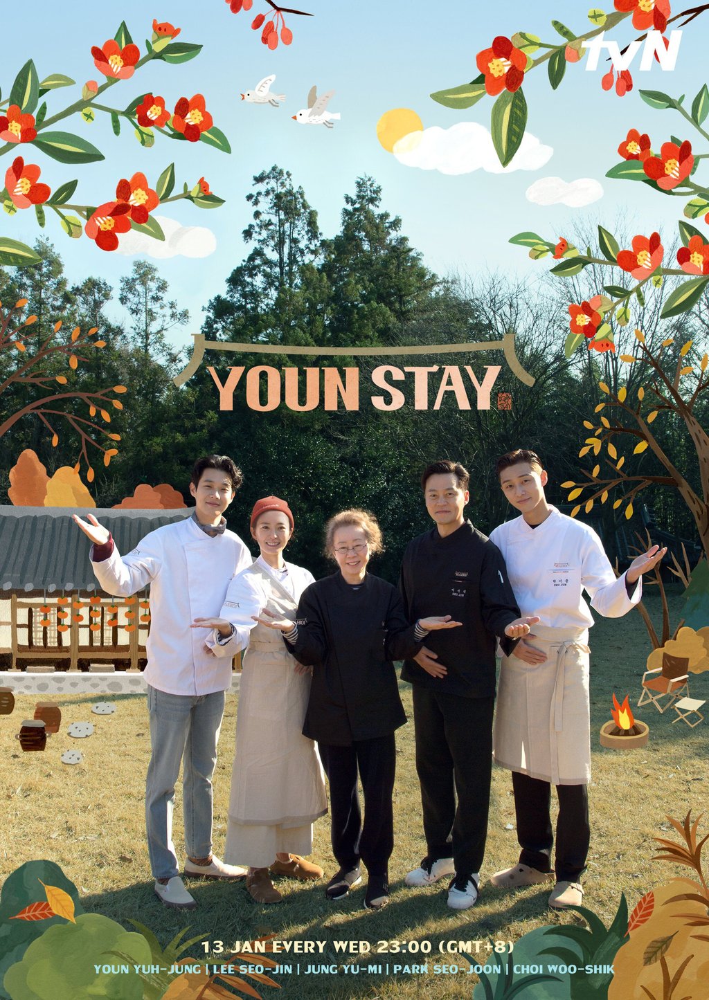 Choi appeared in Korean reality show Youn’s Stay. Photo: tvN