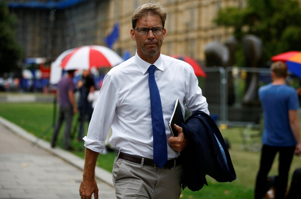 British MP Tobias Ellwood near the Houses of the Parliament in London. File photo: Reuters