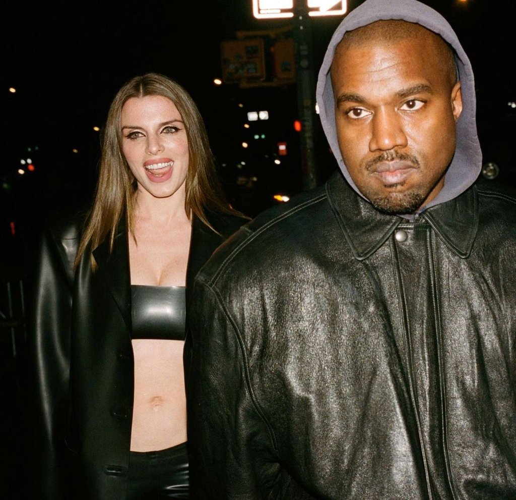 Rapper Ye with new love interest Julia Fox. Photo: @juliafox/Instagram Rapper Ye with new love interest Julia Fox. Photo: @juliafox/Instagram