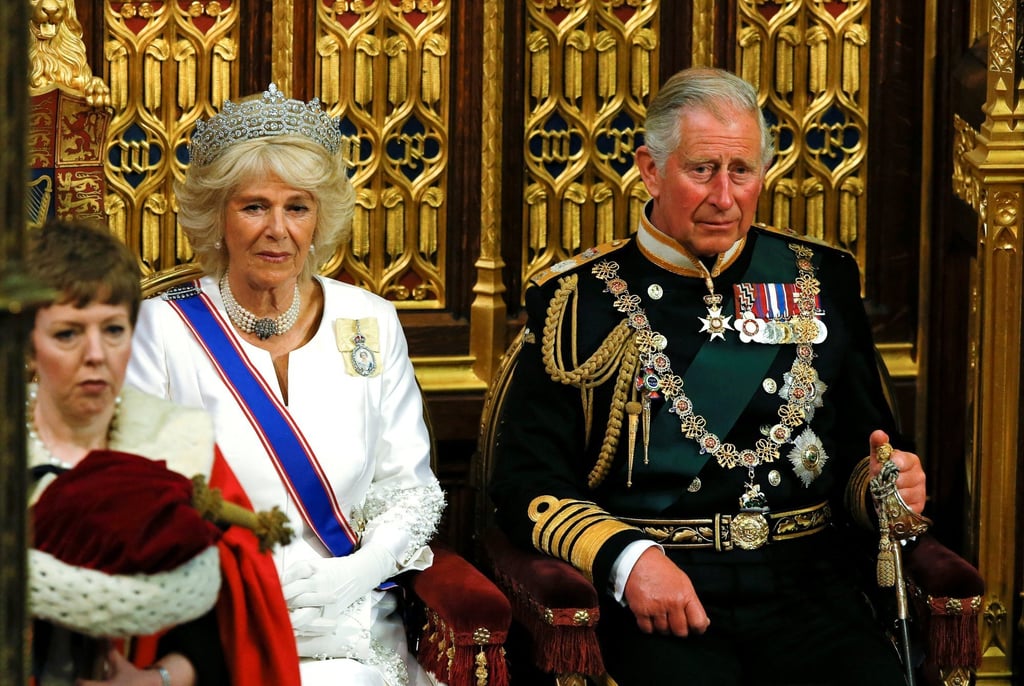 Britain’s Prince Charles and his wife Camilla, Duchess of Cornwall, wait for Queen Elizabeth to deliver her speech in the House of Lords, during the 2015 State Opening of Parliament. Photo: Reuters