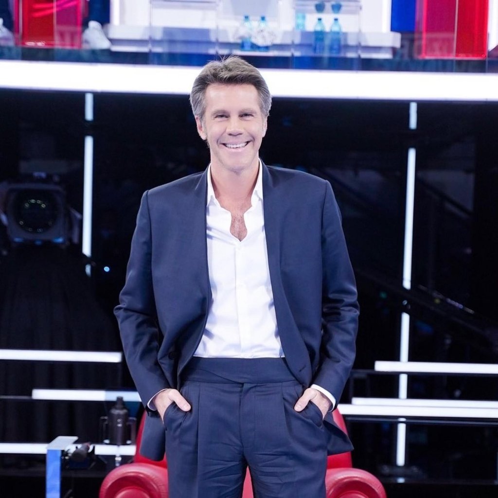 Prince Emanuele appearing on Italian television. Photo: @efsavoia/Instagram
