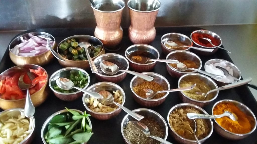 South Indian food has a lot of local varieties of rice, lentils, vegetables, curds, fish seafood and meat with a lot of spices like cumin, fennel, cardamom and cinnamon. Photo: Kalpana Sunder