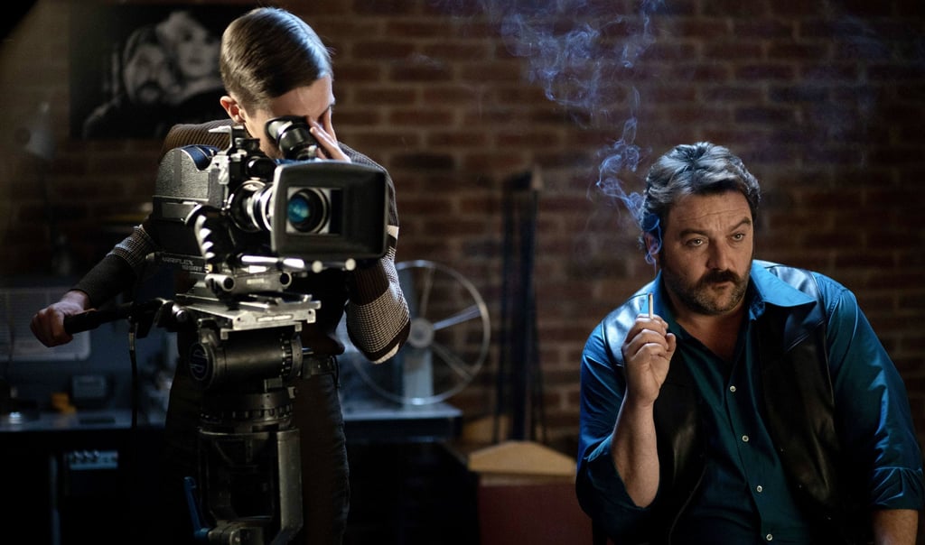Denis Ménochet in a still from Peter von Kant. Denis Ménochet in a still from Peter von Kant.