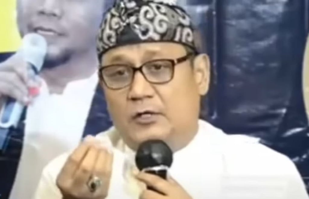Journalist and politician Edy Mulyadi later apologised for his ghoulish comments, saying that he had not meant to offend the people of Kalimantan. Photo: @bangedychannel / YouTube Journalist and politician Edy Mulyadi later apologised for his ghoulish comments, saying that he had not meant to offend the people of Kalimantan. Photo: @bangedychannel / YouTube
