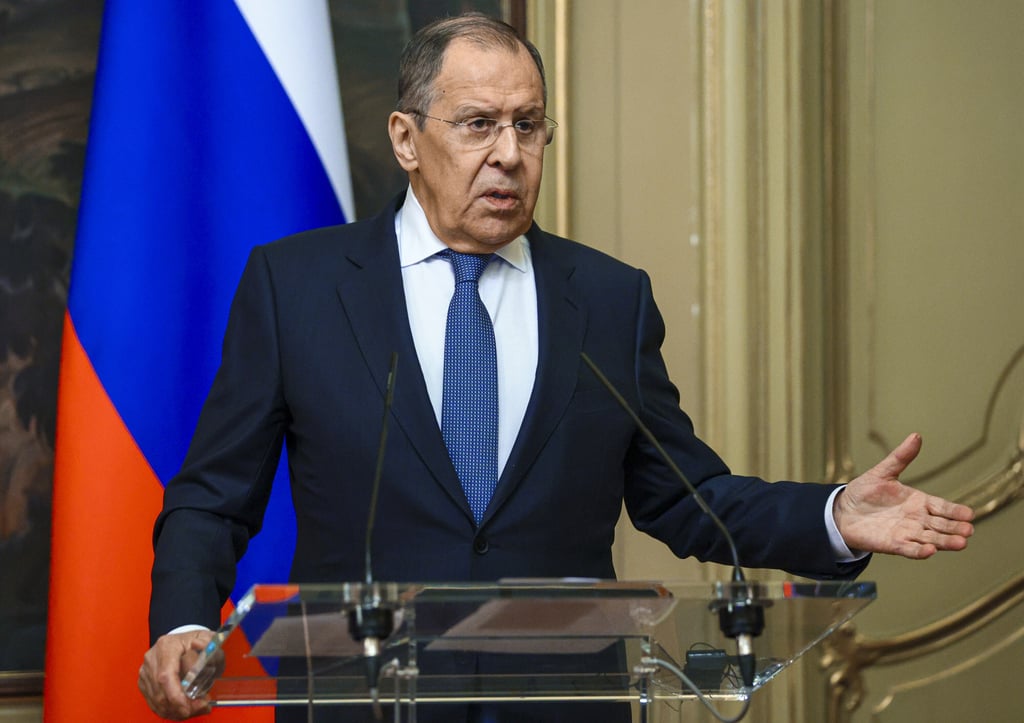 Russian Foreign Minister Sergey Lavrov. Photo: Russian Foreign Ministry Press Service via AP Russian Foreign Minister Sergey Lavrov. Photo: Russian Foreign Ministry Press Service via AP
