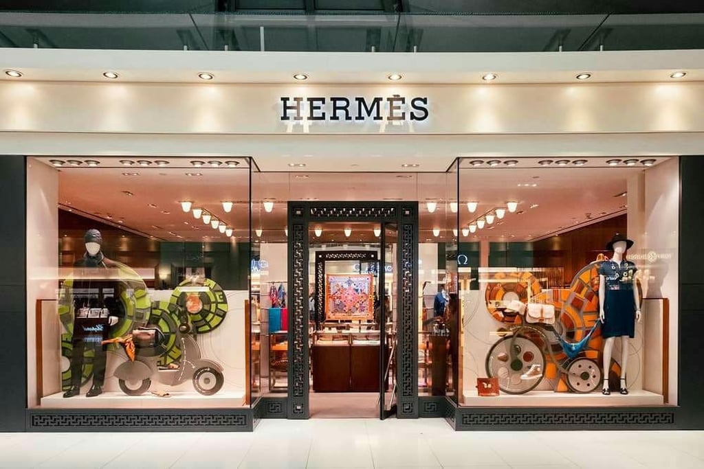 Hermès stores can be found across the world in department stores. Photo: @ritzmagazine/Instagram