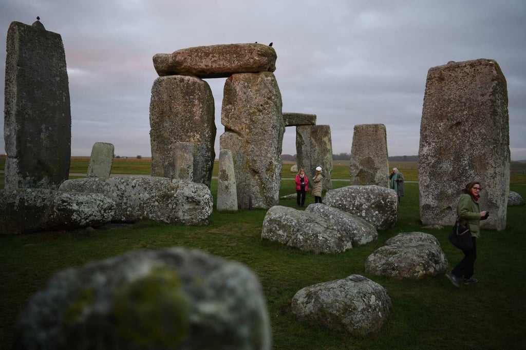 People at Stonehenge in 2022. The site has been drawing crowds for thousands of years. Photo: AFP