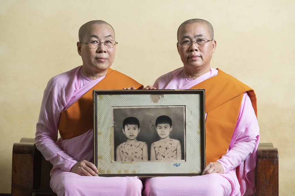 Twin Sisters by Swe Tun from Myanmar won a portraiture award. Photo: Copyright: Swe Tun, Myanmar, Winner, National Awards, Portraiture, 2022 Sony World Photography Awards