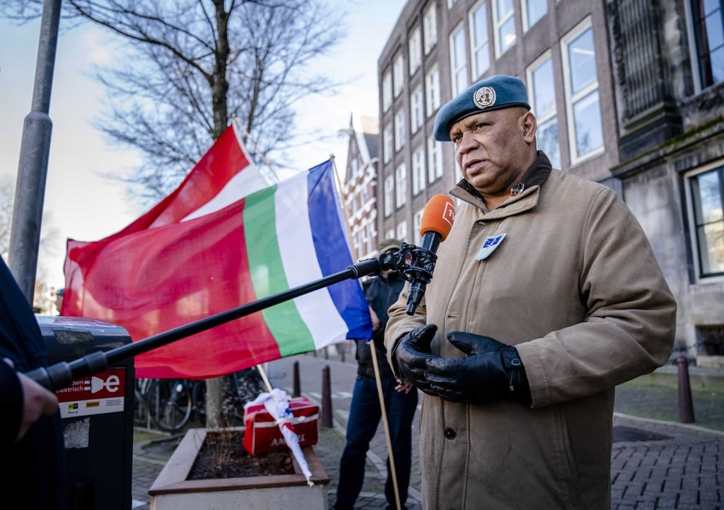 War veteran Leo Reawaruw after the results of the research were announced. Photo: AFP War veteran Leo Reawaruw after the results of the research were announced. Photo: AFP