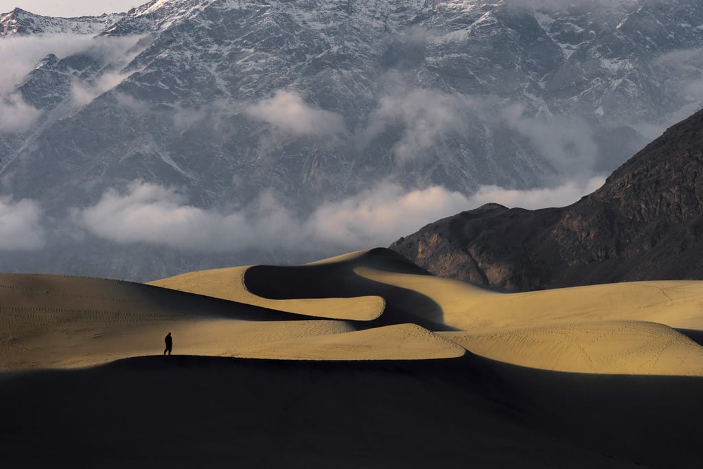 Yawar Abbas from Pakistan won an award with his photo, Golden Snake, taken in his country’s northern Gilgit-Baltistan region. Photo: Copyright Yawar Abbas, Pakistan, Winner, National Awards, Travel, 2022 Sony World Photography AwardsSony World Photography Awards/Yawar Abbas
