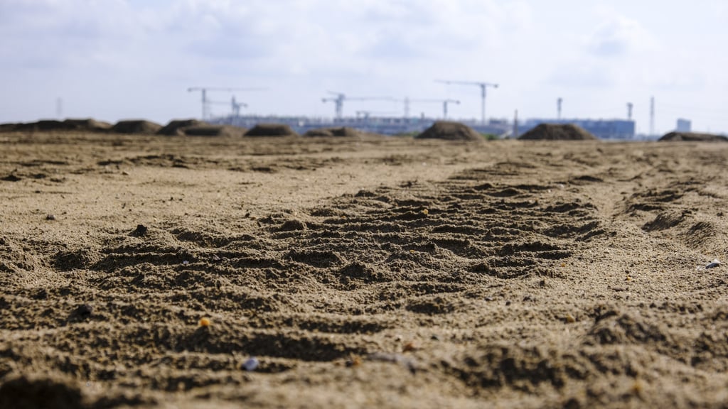 Sand now covers the former archaeological site at Srok Chek. Photo: Peter Ford Sand now covers the former archaeological site at Srok Chek. Photo: Peter Ford