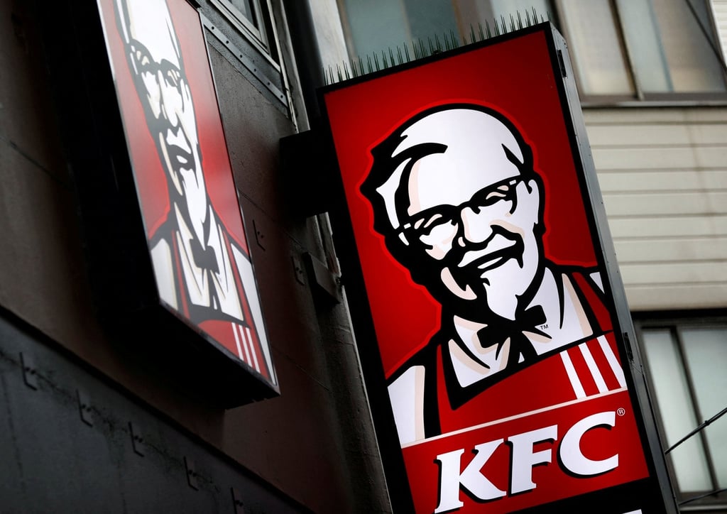 KFC outlets in Singapore have replaced side orders of fries with potato waffles. Photo: Reuters