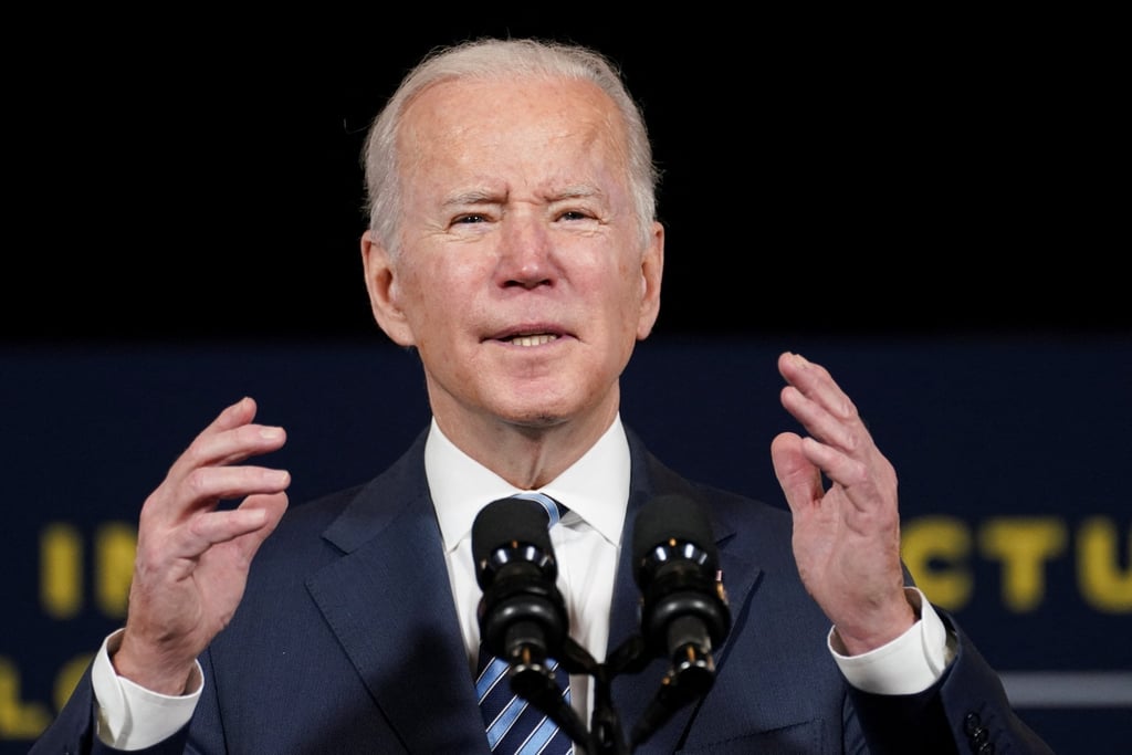 US President Joe Biden said the incarceration of tens of thousands of Japanese-Americans in WWII was a reminder of what happens “when we allow racism, fear, and xenophobia to fester”. Photo: Reuters