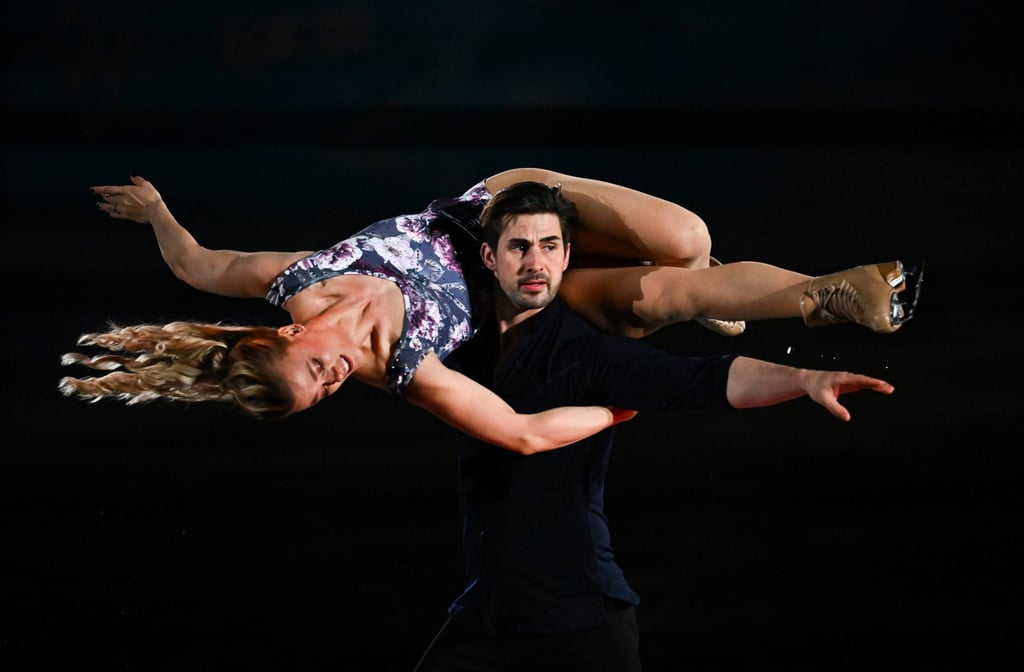 Madison Hubbell and Zachary Donohue of the United States perform during the figure skating gala. Photo: Xinhua