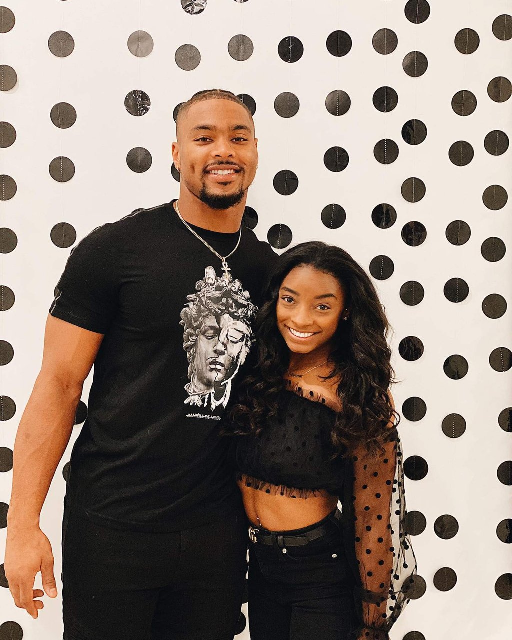 Simone Biles and Jonathan Owens are sporting soul mates. Photo: @simonebiles/Instagram