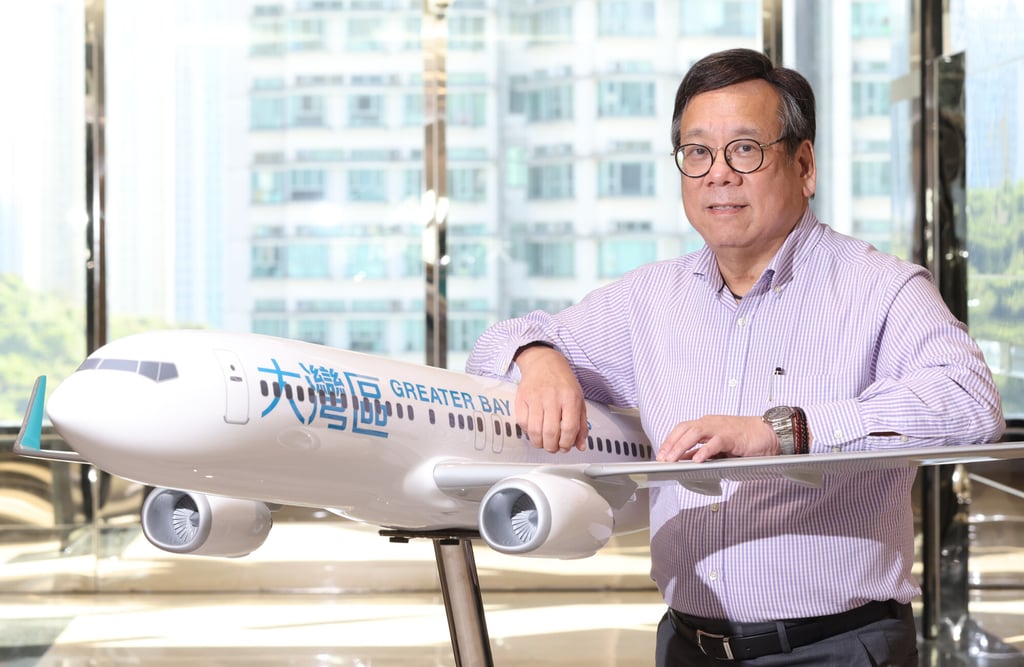 Algernon Yau, chief executive officer of Greater Bay Airlines. Photo: May Tse Algernon Yau, chief executive officer of Greater Bay Airlines. Photo: May Tse