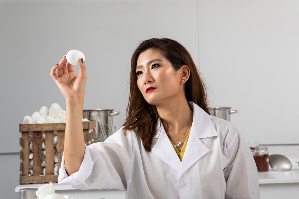 Textile designer and Nature Squared’s chief material innovator Elaine Ng.