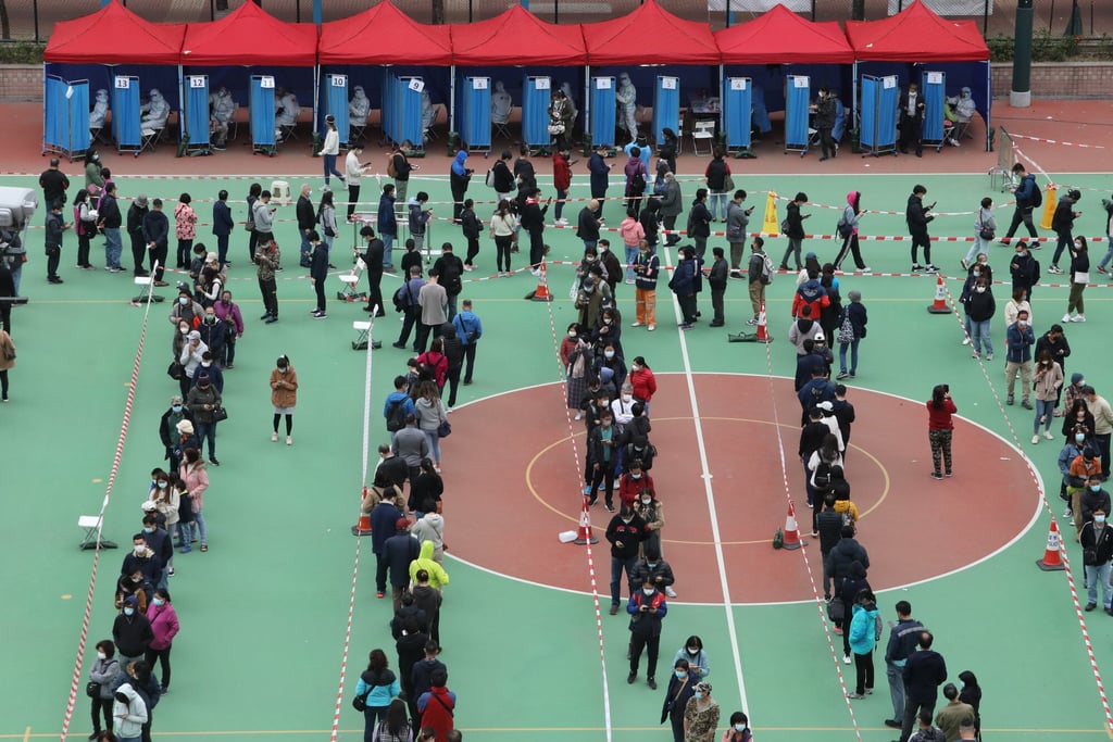 Boosting Covid-19 testing capacity was among a variety of initiatives that will be funded with HK$67.5 billion earmarked in Hong Kong’s budget. Photo: Jelly Tse