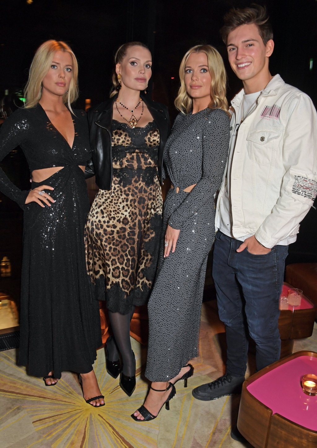 Lady Amelia Spencer, Lady Kitty Spencer, Lady Eliza Spencer and Samuel Aitken attend the Perfect Magazine LFW party. Photo: Getty Images Lady Amelia Spencer, Lady Kitty Spencer, Lady Eliza Spencer and Samuel Aitken attend the Perfect Magazine LFW party. Photo: Getty Images