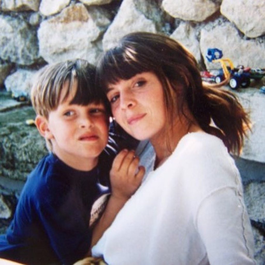A young Simon Porte Jacquemus and his mother. Photo: @jacquemus/Instagram