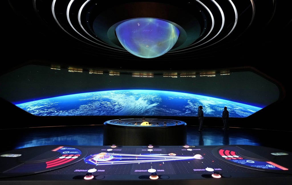 An installation at the Museum of the Future, in Dubai. Photo: AP An installation at the Museum of the Future, in Dubai. Photo: AP