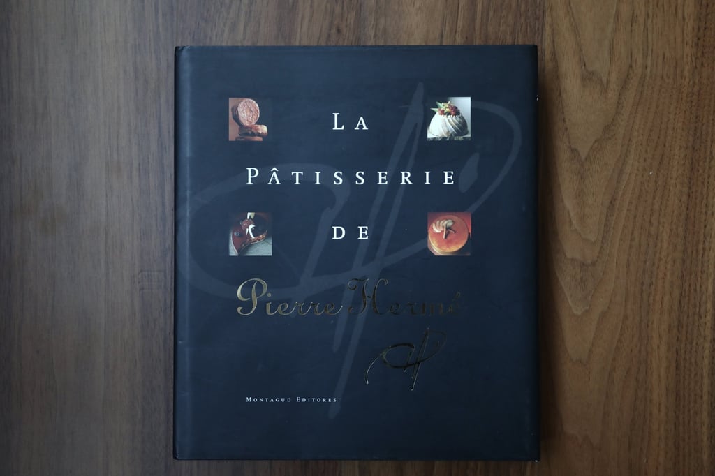 The cover of Pierre Hermé’s cookbook. Photo: Jonathan Wong