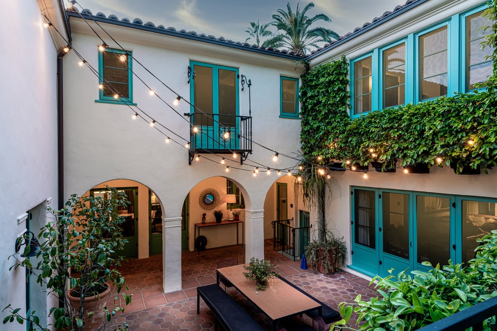 The inviting courtyard shows unmistakable Spanish influences. Photo: Handout The inviting courtyard shows unmistakable Spanish influences. Photo: Handout