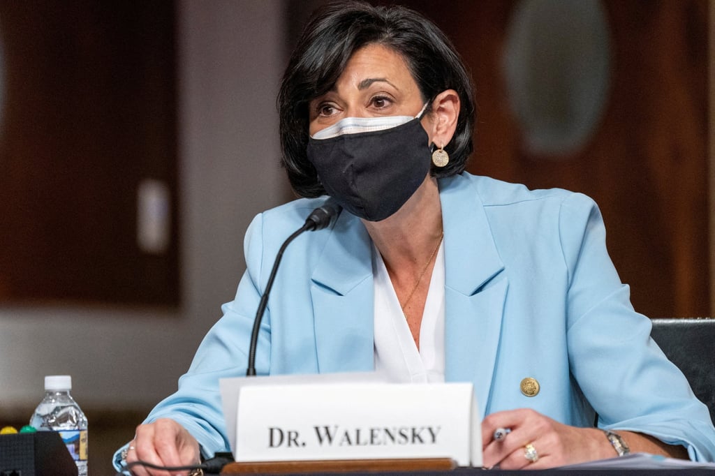US CDC director Rochelle Walensky testifies during a Senate hearing at Capitol Hill in January. Photo: Reuters US CDC director Rochelle Walensky testifies during a Senate hearing at Capitol Hill in January. Photo: Reuters