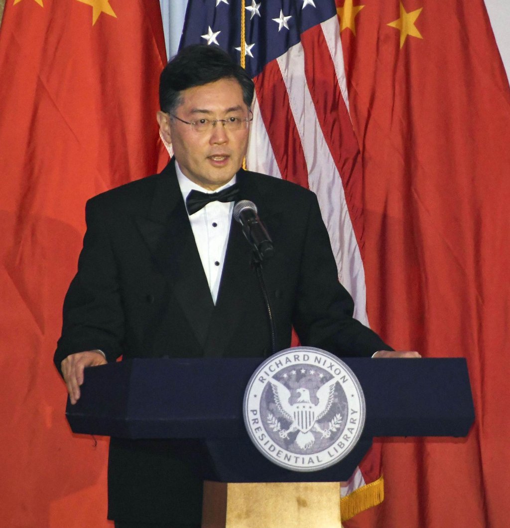Chinese Ambassador to the United States Qin Gang was among the Chinese officials who reportedly rebuffed US attempts to head off Russia’s Ukraine invasion. Photo: Kyodo