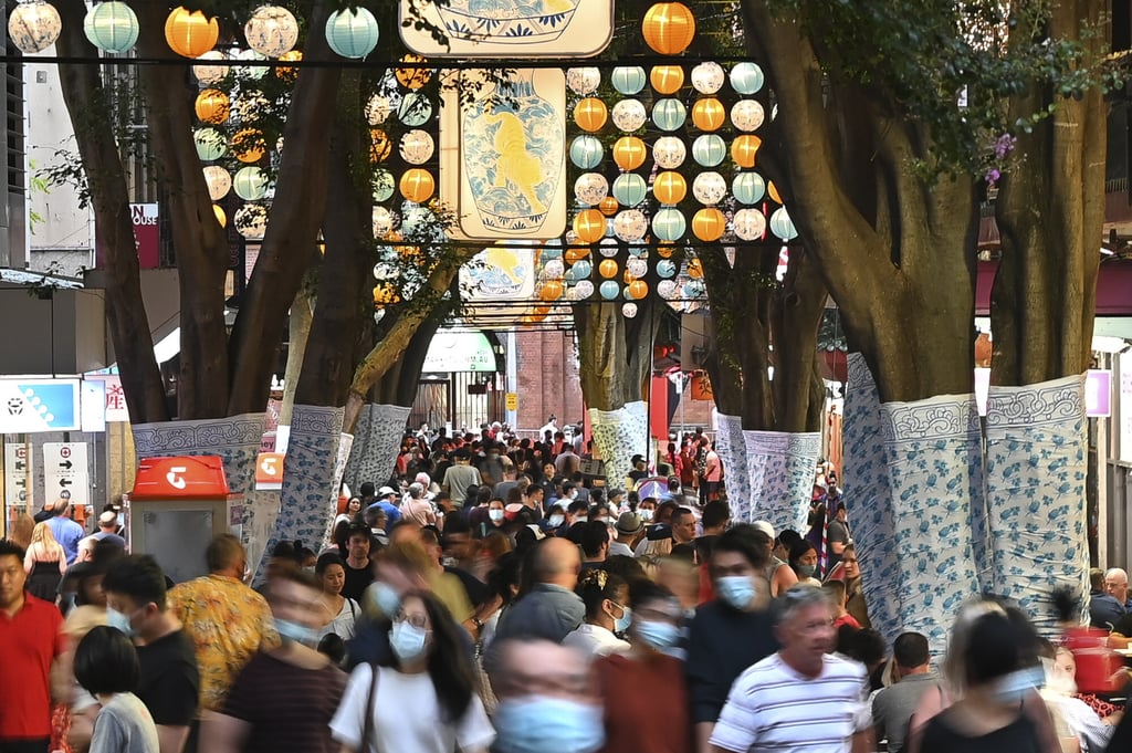 Sydney’s Chinatown during this year’s Lunar New Year celebrations. Photo: Anadolu Agency via Getty Images Sydney’s Chinatown during this year’s Lunar New Year celebrations. Photo: Anadolu Agency via Getty Images