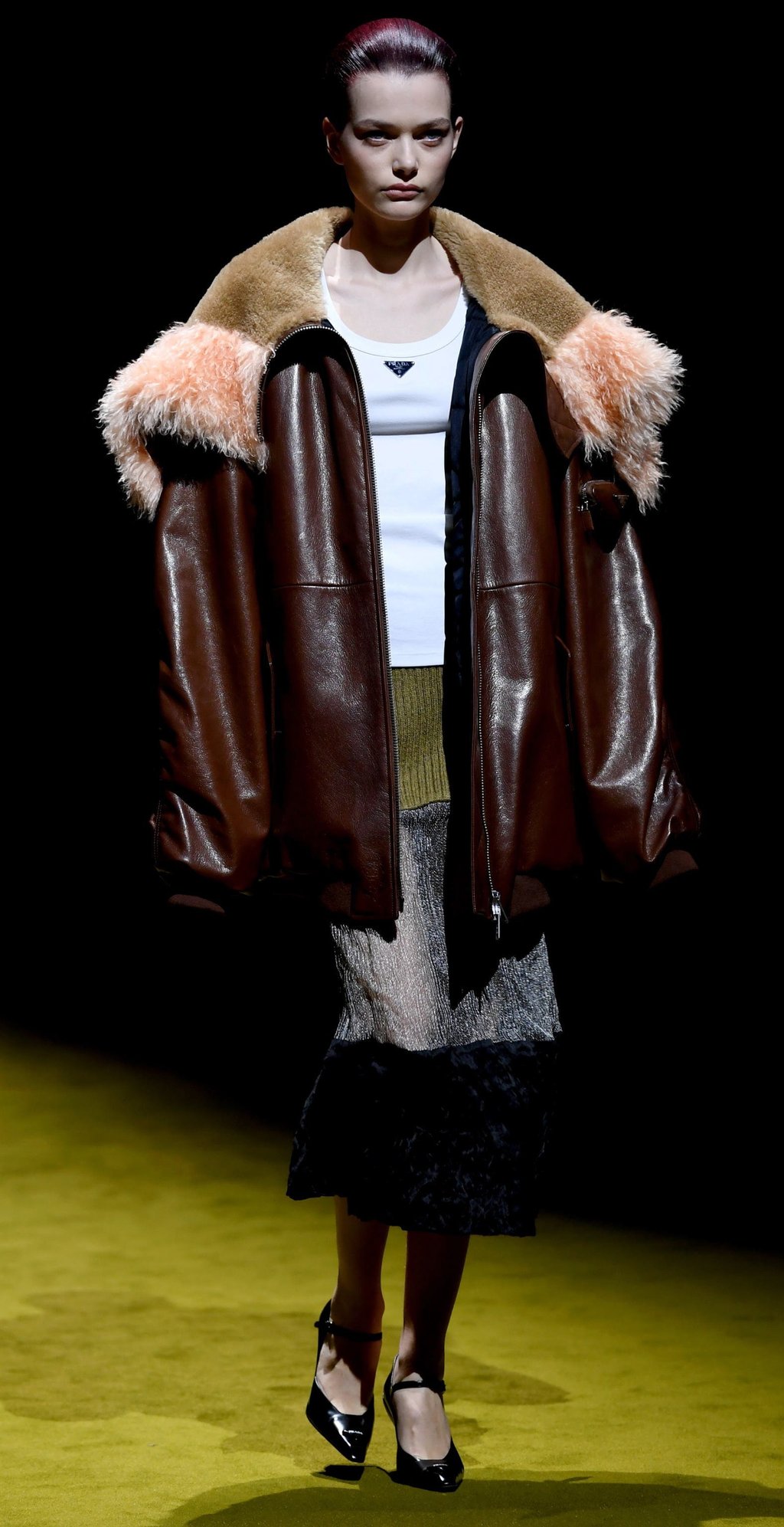 Prada showing at the Milano Moda Uomo. Photo: EPA