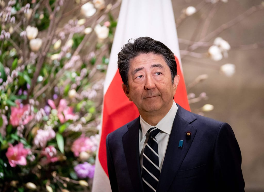 Japan’s former prime minister Shinzo Abe has proposed that Tokyo open discussions with the United States on a nuclear-sharing agreement. Photo: DPA
